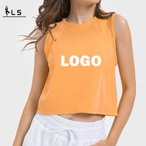 SC10245 Yoga giomnáisiam aclaíochta umar workout dílsiú éadaí barr umar yoga umar barr mná saincheaptha saincheaptha