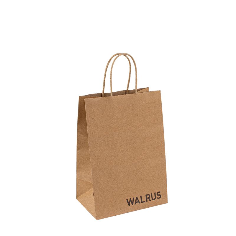 Mála Páipéir Priontáilte le dul, Tóg Away Málaí, Mála Kraft Food Takeaway Bia