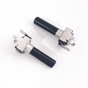 Potentiometer rothlach: DB-09K 3 bioráin gang singil 9mm ingearach