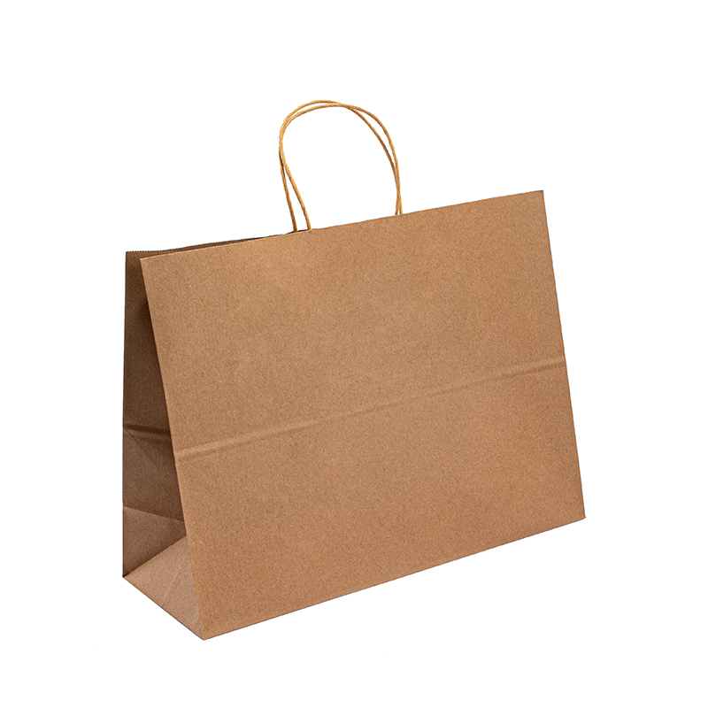 Páipéar Kraft Bag Páipéar Málaí Páipéar Miondíola Kraft Málaí Páipéir Praghas Athchúrsáilte le Láimhseáil Málaí Siopadóireachta Kraft