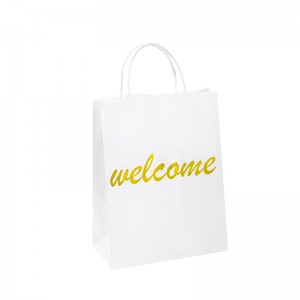 Go raibh maith agat mála páipéir do chur chun cinn do pháipéar kraft mála mála mála bronntanais páipéar le mála páipéir kraft mála páipéir