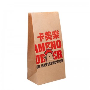 Málaí Pacála Páipéir Kraft Iniompartha Bia Líneáil Líneáil Neamhbhraite