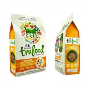 Saincheaptha mór 10kg 15kg 20kg zipper in -athraithe pla pbat pbat plaisteacha peataí plaisteacha plaisteacha a dhéileálann le mála pacáistithe sneaiceanna beatha do bhia