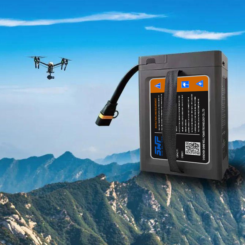 22.2v16ah Ceallraí Drone Ráta Ard, Pacáiste Battery Stáit Soladach Ard -Sábháilteachta