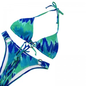 Snámha snámha dhá phíosa fonsa fonsa halter fonsa