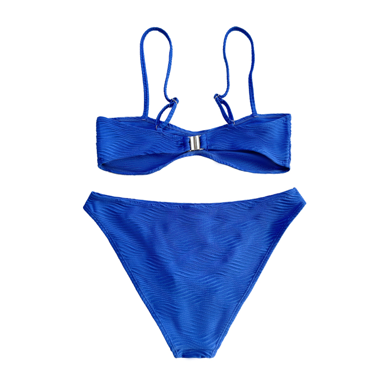 Patrún Snámha Split Swimsuit Patrún Fabraic Speisialta Pleated Gorm