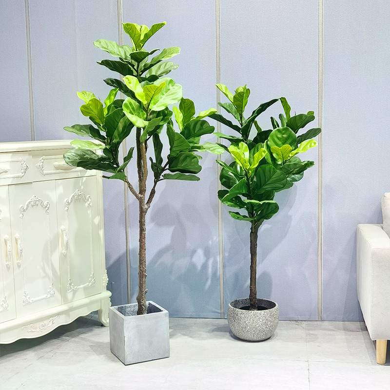Crann saorga mórdhíola beagnachnádúrtha ficus durable beoga duilleog fide fig le haghaidh soláthróir gairdín decor bainise lasmuigh faoi dhíon
