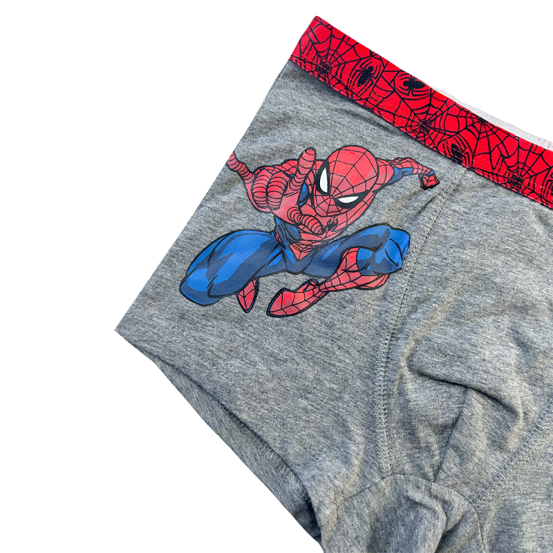 Buachaillí Buachaillí Spiderman Dath Priontáil Dath codarsnachta Leanbh Baby Grey Fobhrístí Compord Bunúsach