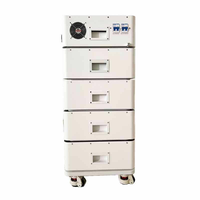Stóráil Baile Fuinnimh Stackable Stóráil ceallraí ceallraí 10KWH 51.2V 190A le inverter 6000W