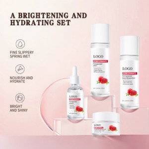 Sraith hiodráitithe pomegranate ag láidriú