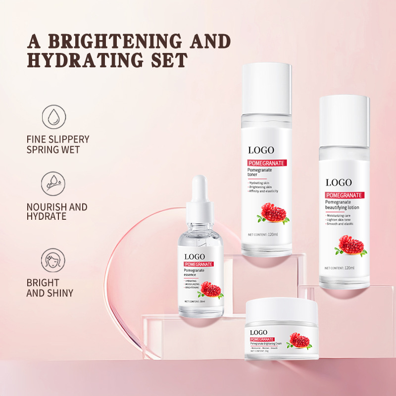 Sraith hiodráitithe pomegranate ag láidriú