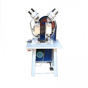 JR-D100 Leath-Uathoibríoch Dúbailte-Meaisín Eyelet Ceann