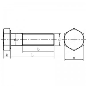 Aicme Maoine 12.9 bolt heicseagán cruach carbóin