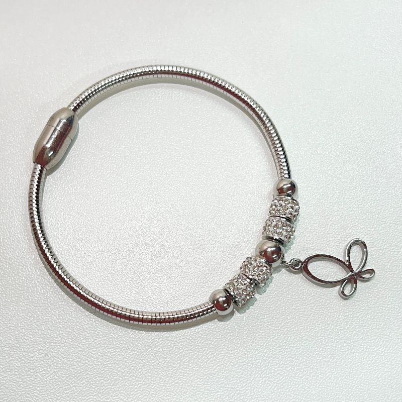 Ciúbach Zirconia Maighnéadach Bracelet Mná Tuismitheoirí Bronntanais Jewelry