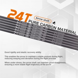 ID4.2mm SP300-1500 saighead carbóin le haghaidh lámhach sprice