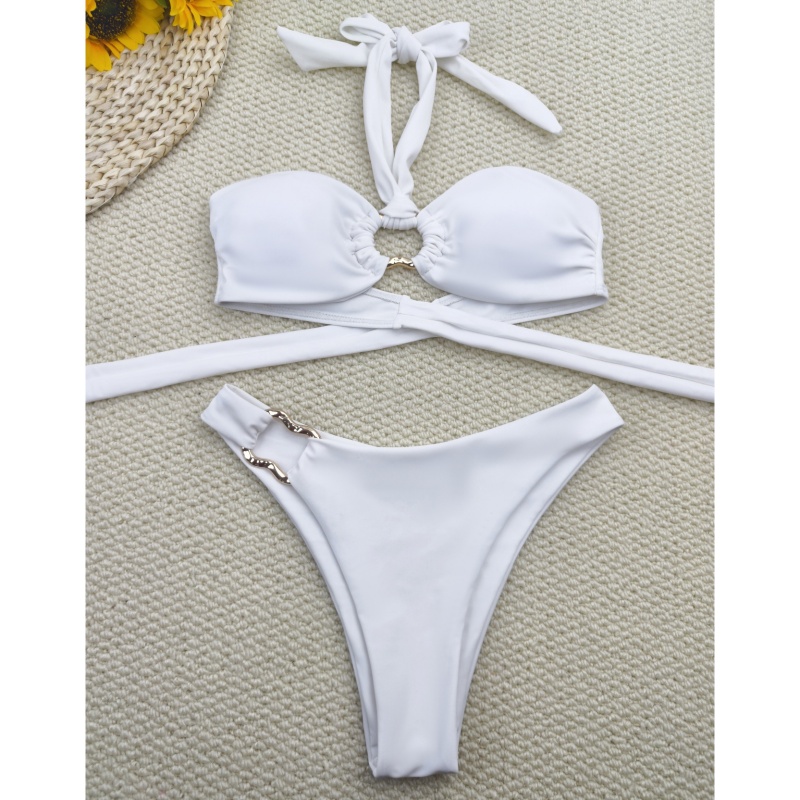2025 DÓ NUA SEXY DÓ - Socraigh píosa bikini. Stílna hEorpa agus Mheiriceá le ceangail, íseal - Waisted. Crosphórú - Mír teorann do Amazon. Bikini Swimsuit XY2513 Praghas:$79.99