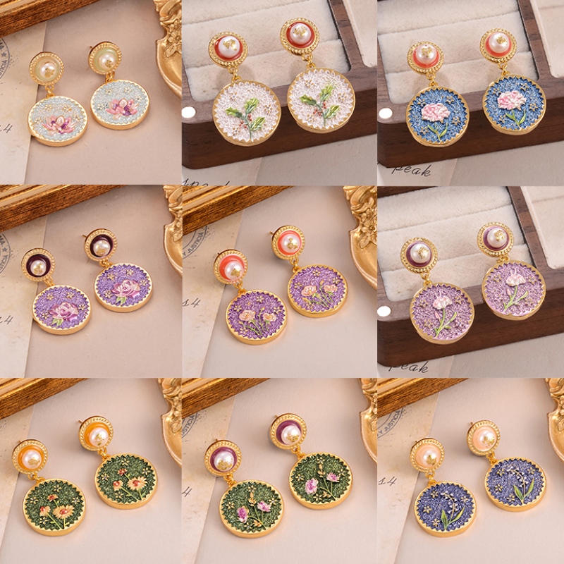 Socraigh jewelry bláthanna miotail